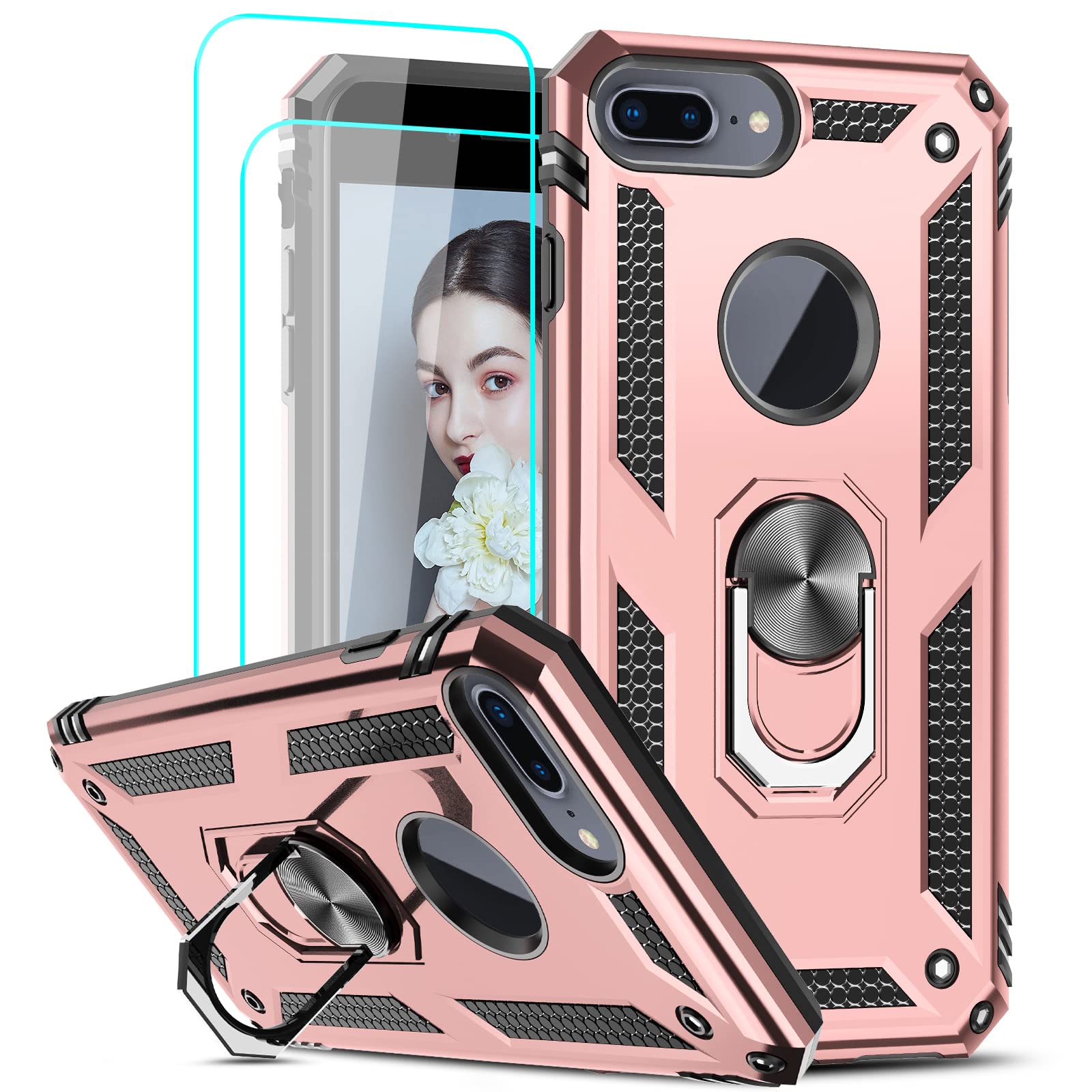LeYi for iPhone 8 Plus/7 Plus Case, iPhone 6s Plus/6 Plus Case and 2